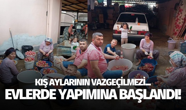 Kış aylarının vazgeçilmezi... Manisa'daki evlerde yapımına başlandı!