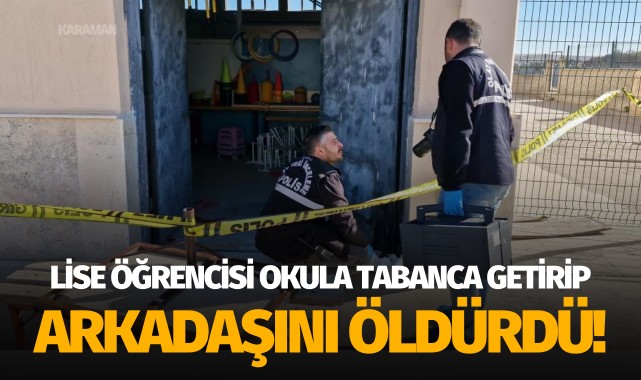  Lise öğrencisi okula tabanca getirip arkadaşını öldürdü!