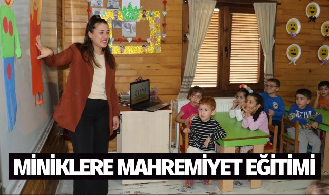 Manisa'da miniklere mahremiyet eğitimi verildi
