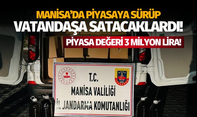 Manisa’da sahte ürün operasyonu: Piyasa değeri 3 milyon lira!