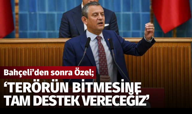 Özel: 'CHP olarak terörün bitmesine tam destek vereceğiz'