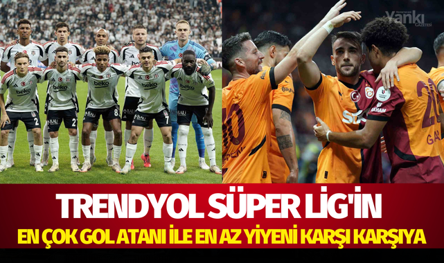 Trendyol Süper Lig'in en çok gol atanı ile en az yiyeni karşı karşıya