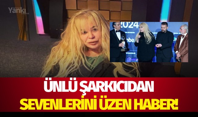 Ünlü şarkıcıdan sevenlerini üzen haber!