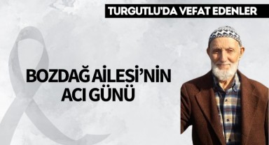 Bozdağ Ailesi'nin Acı Günü 