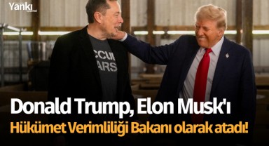 Donald Trump, Elon Musk'ı Hükümet Verimliliği Bakanı olarak atadı!