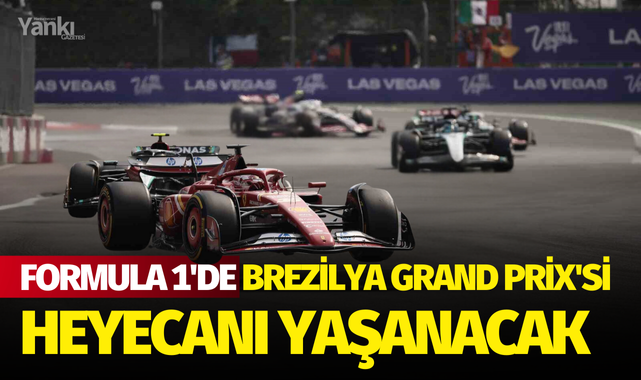 Formula 1'de Brezilya Grand Prix'si heyecanı yaşanacak