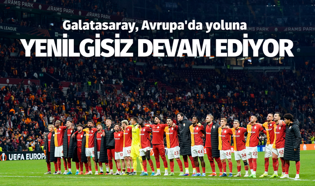 Galatasaray, Avrupa'da yoluna yenilgisiz devam ediyor