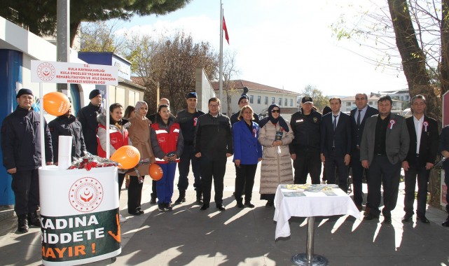 İlçede Kadına Yönelik Şiddetle Mücadele Günü etkinliği düzenlendi