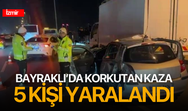 İzmir'de feci kaza: 5 yaralı