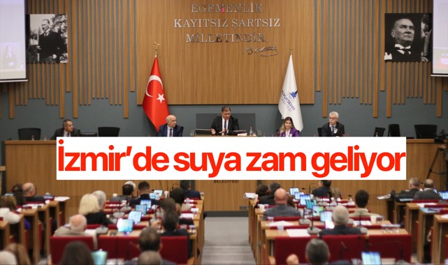 İzmir'de suya zam geliyor