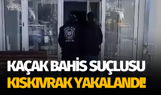 Kaçak bahis suçlusu kıskıvrak yakalandı!