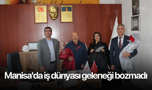 Manisa'da iş dünyası geleneği bozmadı