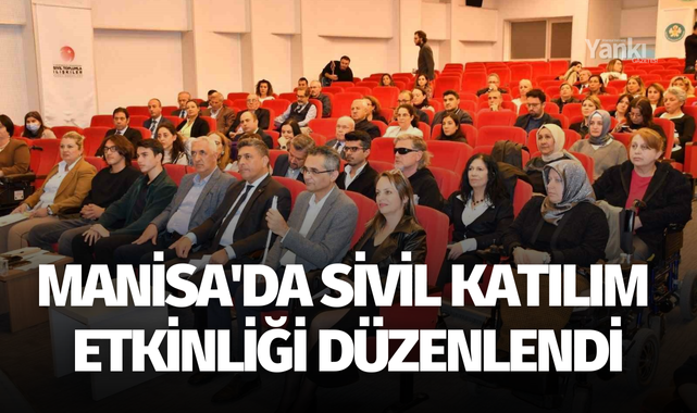 Manisa'da sivil katılım etkinliği düzenlendi