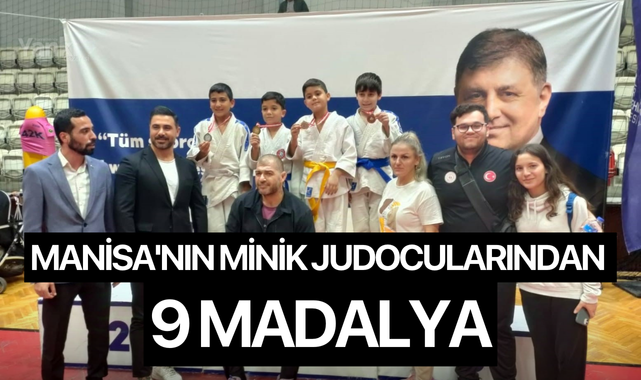 Manisa'nın minik judocularından 9 madalya
