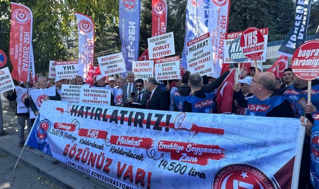 Memur sendikalarından 4 gün oturma eylemi! 