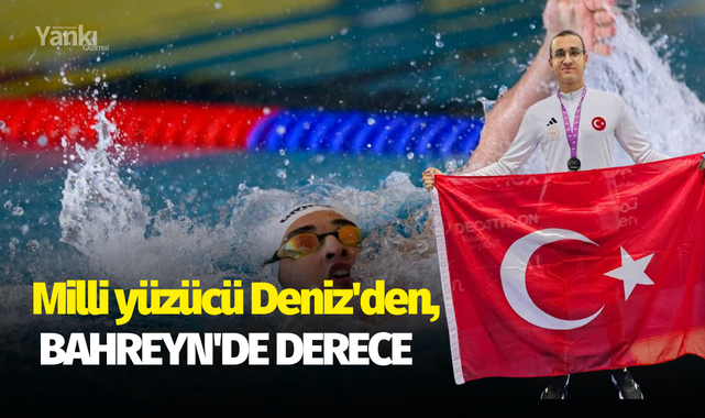 Milli yüzücü Deniz'den, Bahreyn'de derece