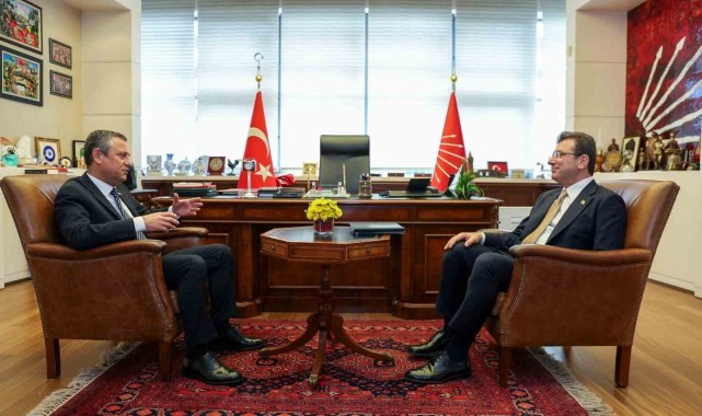 Özel, Ekrem İmamoğlu'nu kabul etti