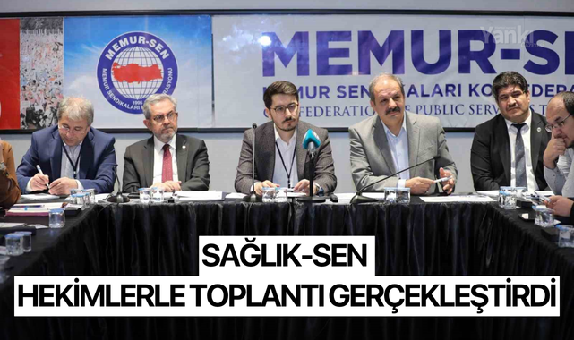 Sağlık-Sen hekimlerle toplantı gerçekleştirdi