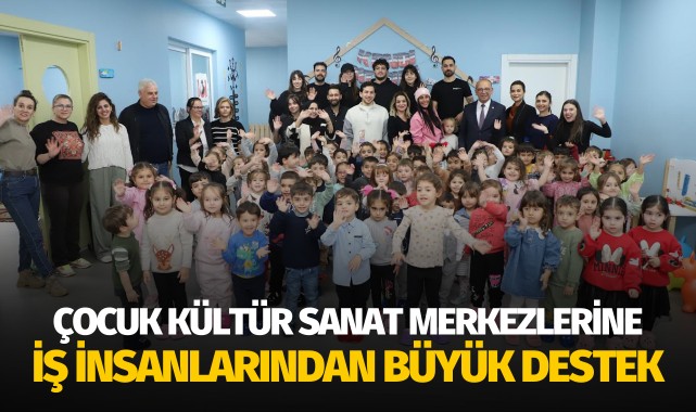 Turgutlu Belediyesi Çocuk Kültür Sanat Merkezlerine İş İnsanlarından Büyük Destek