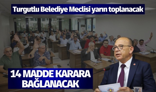 Turgutlu Belediyesi Kasım Ayı Meclis Toplantısı gerçekleşecek