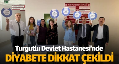 Turgutlu Devlet Hastanesi’nde diyabete dikkat çekildi