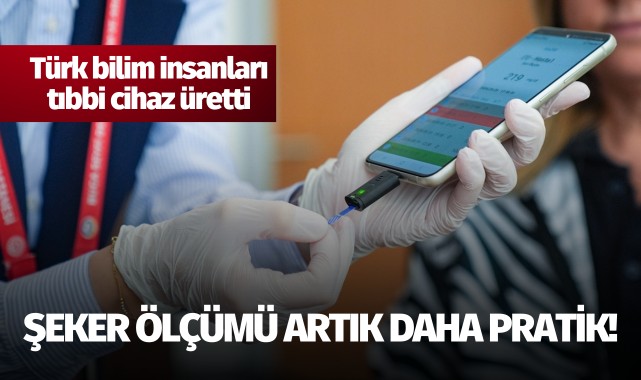 Türk bilim insanları şeker ölçümünü pratik hale getiren tıbbi cihaz üretti