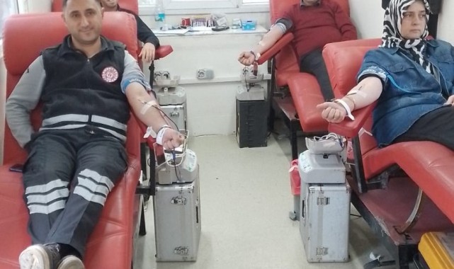 Türk Kızılayı ilçede 65 ünite kan topladı