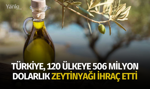 Türkiye, 120 ülkeye 506 milyon dolarlık zeytinyağı ihraç etti