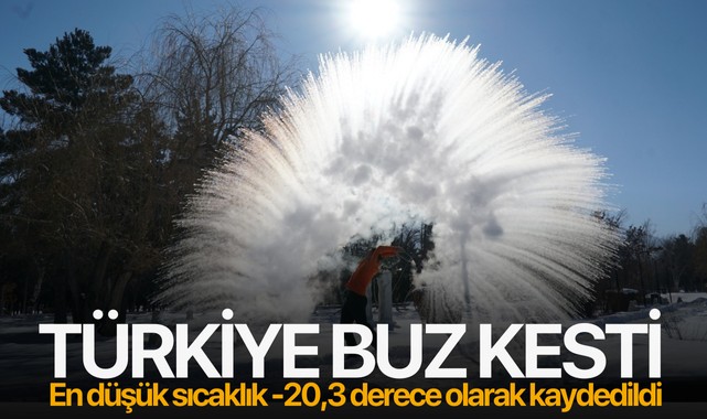 Türkiye buz kesti: En düşük sıcaklık eksi 20,3