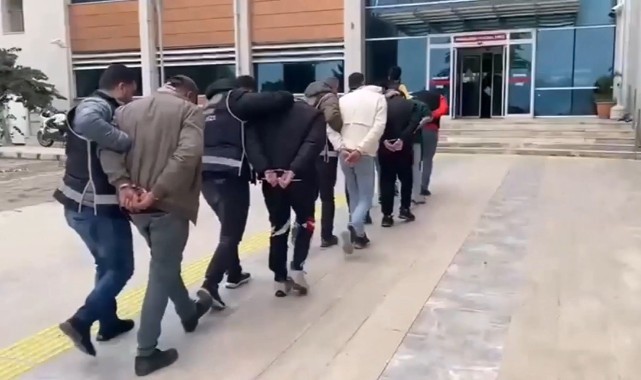 Yağmacı çeteye polis operasyonu: 8 gözaltı