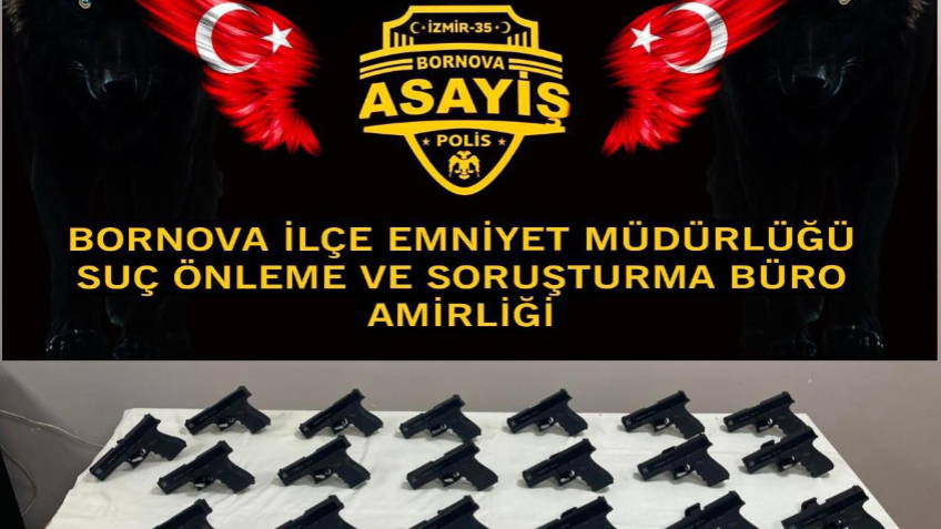 Şüphelinin 'zula ev' oyununu bozuldu: 26 tabanca ele geçirildi!