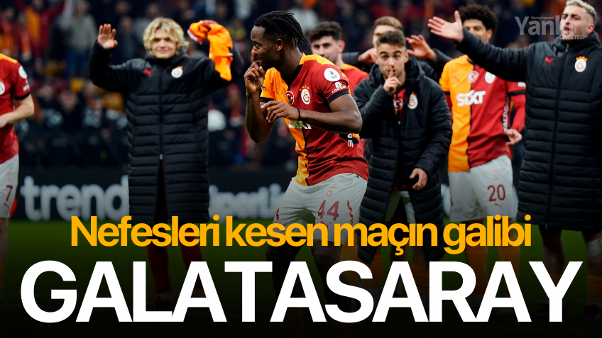 Nefes kesen maçın galibi Galatasaray