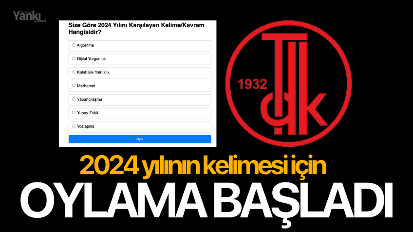 2024 yılının kelimesi için oylama başladı