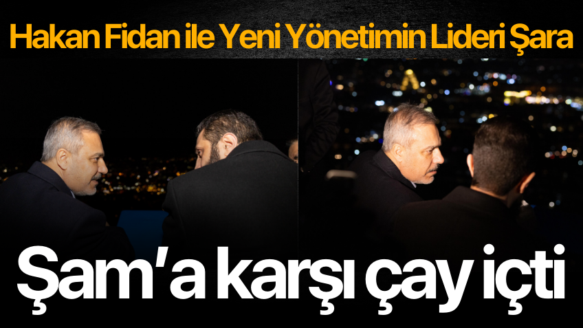Fidan ile Şara Kaysun Dağı'nda Çay İçti