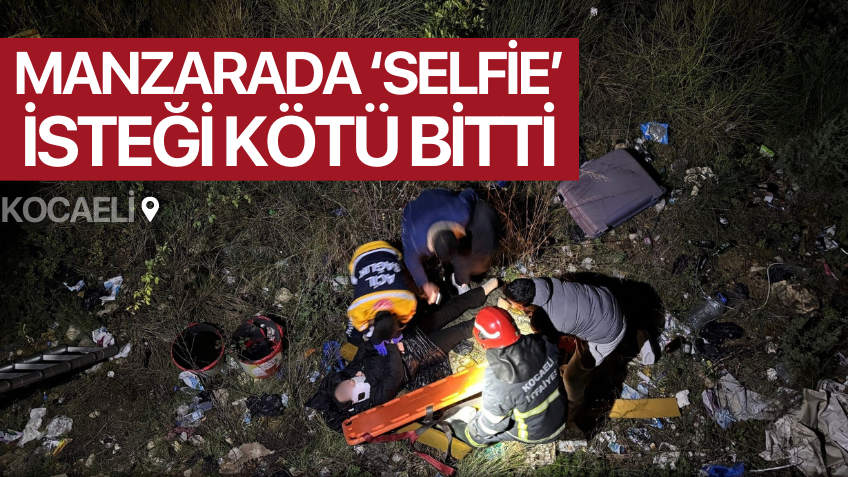 Manzara'da 'selfie' isteği kötü bitti