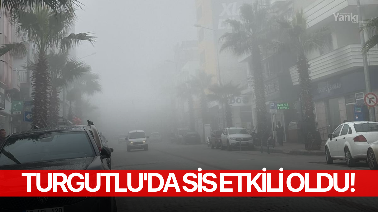 Turgutlu'da sis etkili oldu!