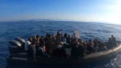 29’u çocuk 64 düzensiz göçmen ve 2 göçmen kaçakçısı yakalandı
