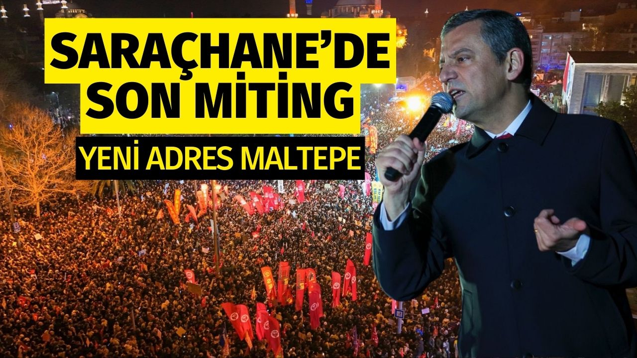 Saraçhane'de son miting