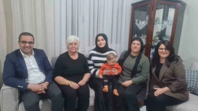 Kaymakam Dalak’tan şehit kızı ve gaziye ziyaret