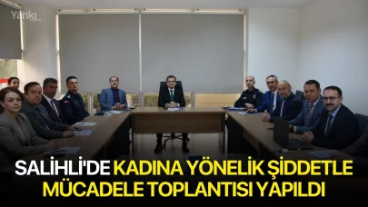 Salihli'de kadına yönelik şiddetle mücadele toplantısı yapıldı