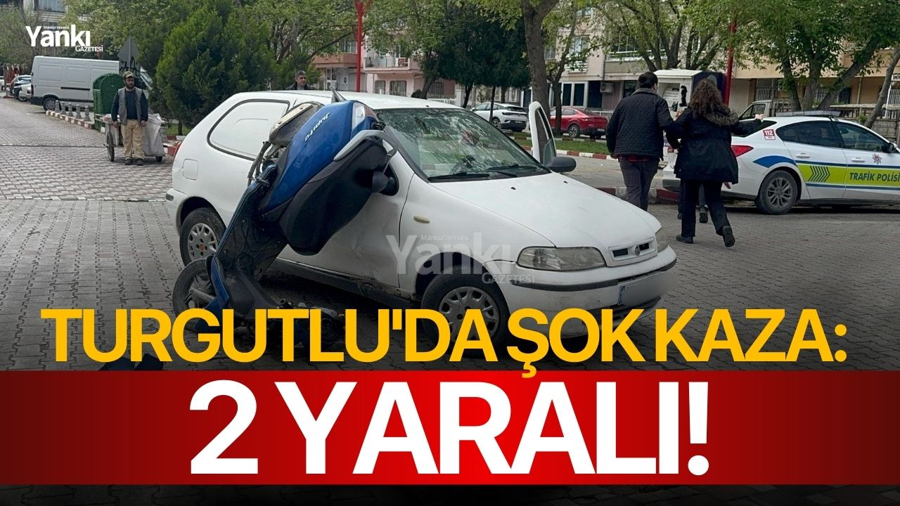 Turgutlu'da şok kaza: 2 yaralı!