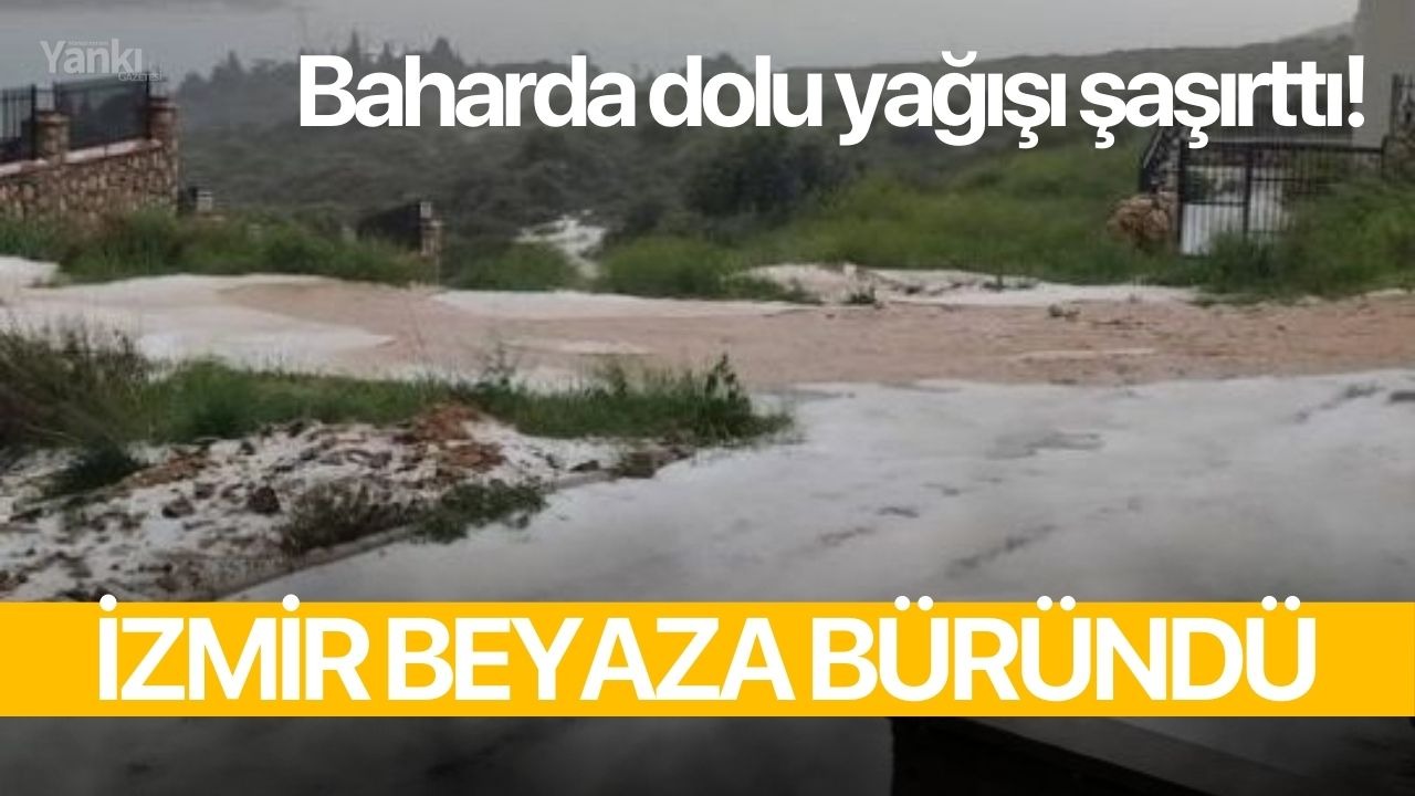 İzmir beyaza büründü