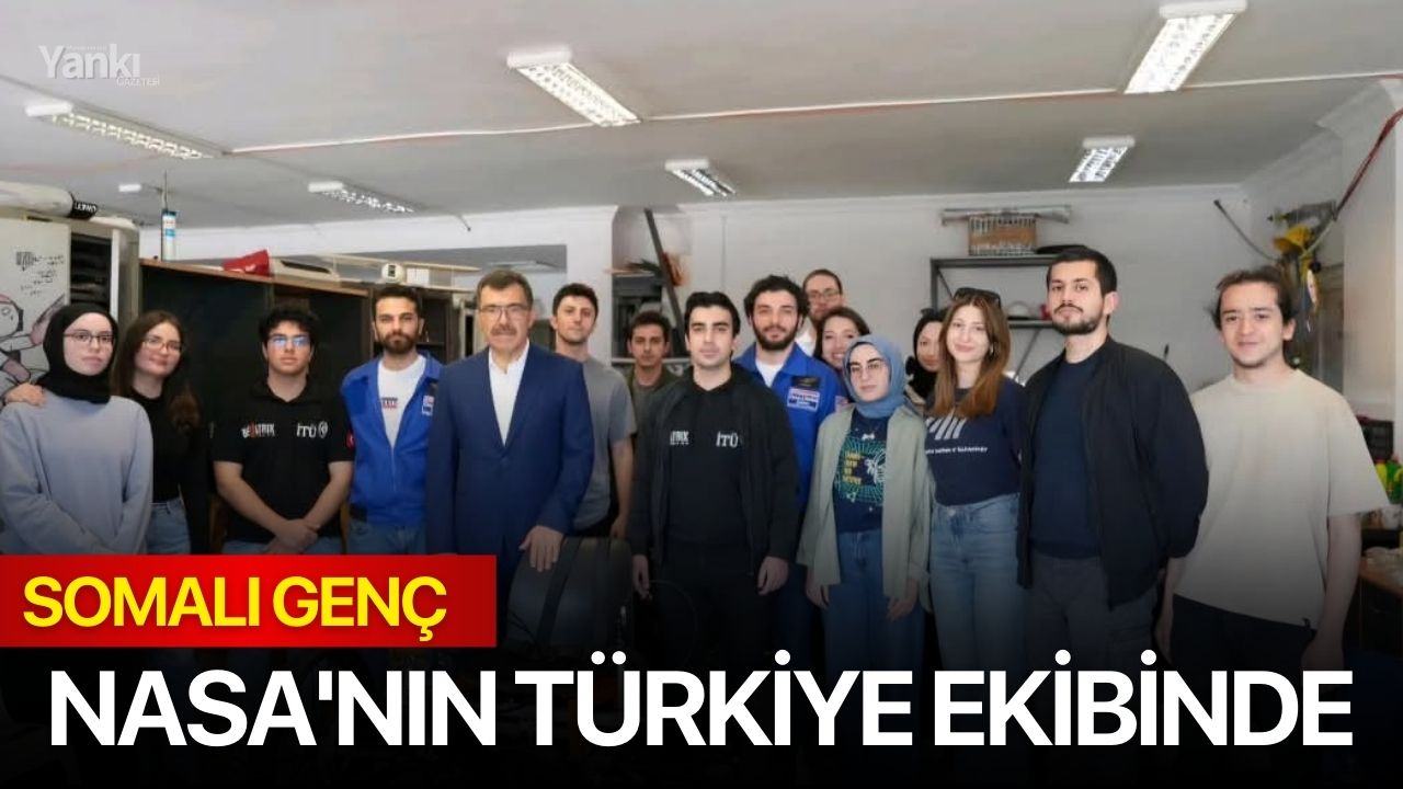 Somalı Genç NASA'nın Türkiye Ekibinde