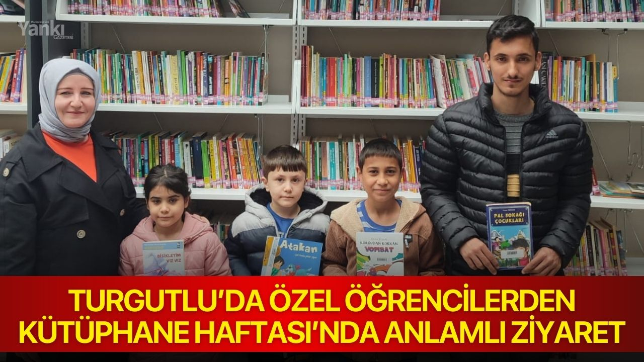 Özel Öğrencilerden Kütüphane Haftası’nda Anlamlı Ziyaret