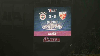 Fenerbahçe 2 puan bıraktı, puan farkı 5’e indi