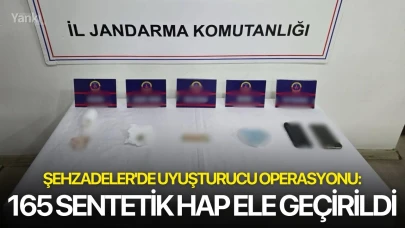 Şehzadeler'de uyuşturucu operasyonu: 165 sentetik hap ele geçirildi