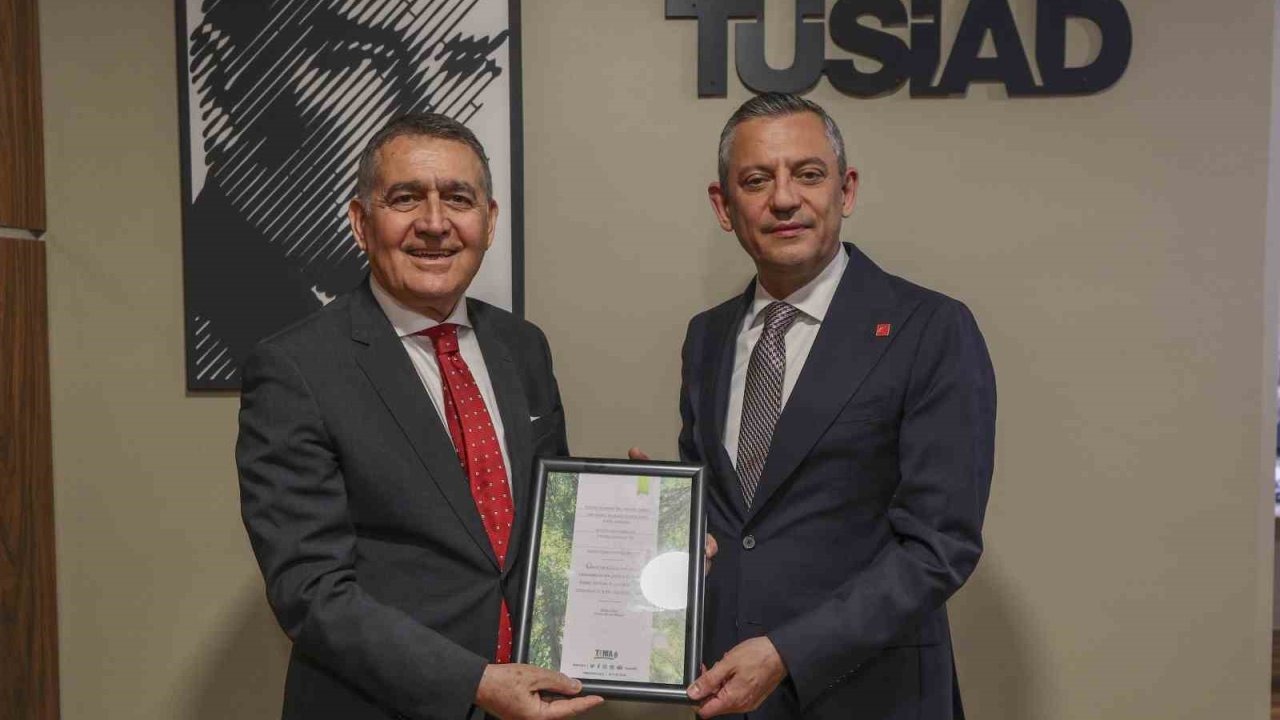 CHP Genel Başkanı Özgür Özel, TÜSİAD’ı ziyaret etti