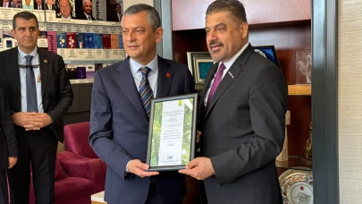 CHP Genel Başkanı Özel, TÜRKONFED'i ziyaret etti