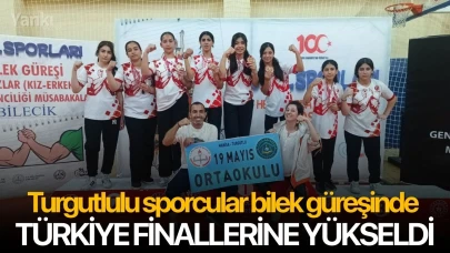 Turgutlulu sporcular bilek güreşinde Türkiye finallerine yükseldi