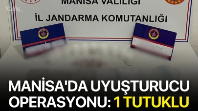 Manisa'da uyuşturucu operasyonu: 1 tutuklu